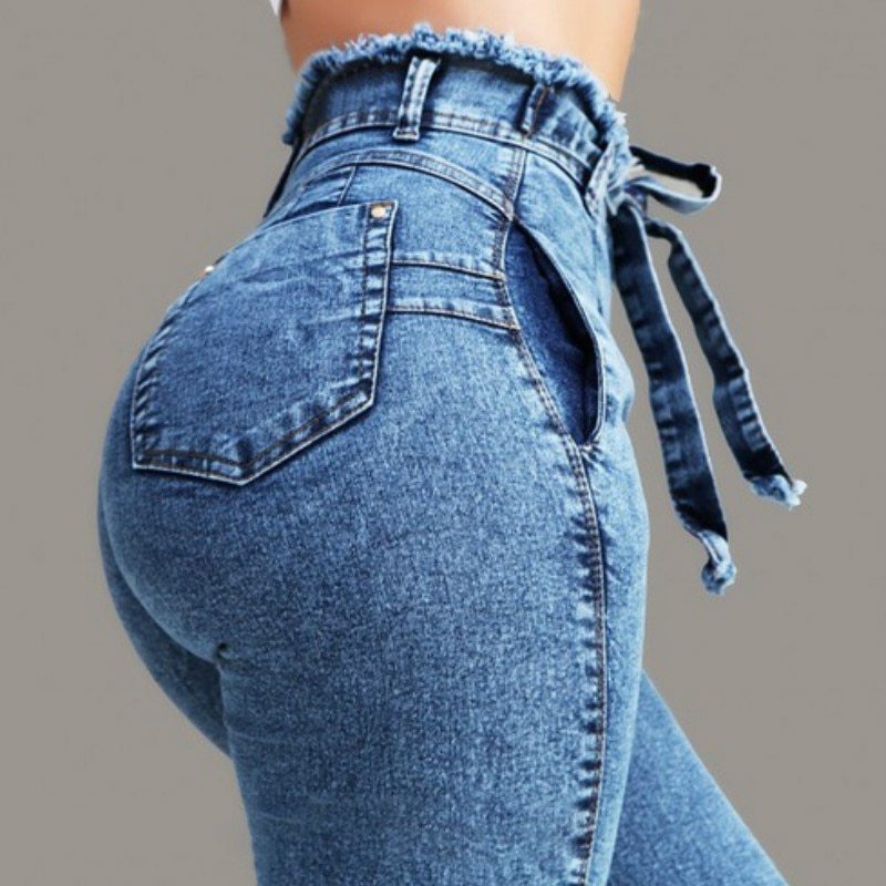 Jeans à Franges Décontracté - Style Cowboy