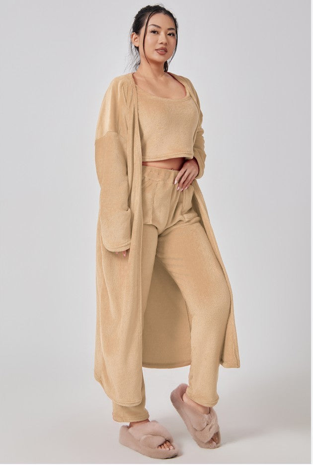 Ensemble Cocooning 3 Pièces – Loungewear Douillet et Stylé