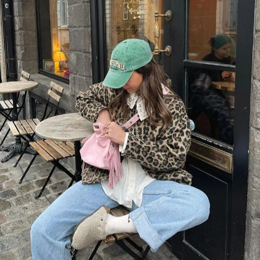 Veste Femme à Manches Longues - Imprimé Léopard