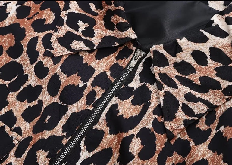 Veste Femme à Manches Longues - Imprimé Léopard