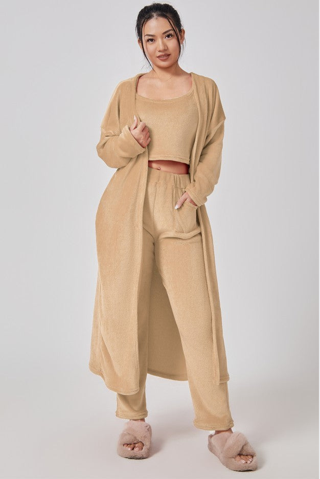 Ensemble Cocooning 3 Pièces – Loungewear Douillet et Stylé