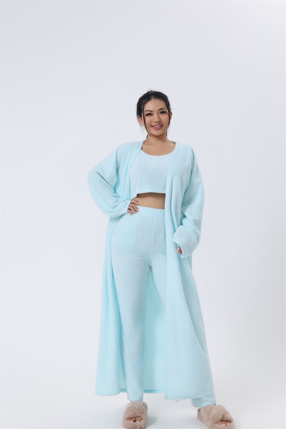 Ensemble Cocooning 3 Pièces – Loungewear Douillet et Stylé