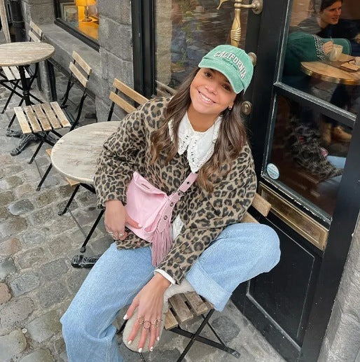 Veste Femme à Manches Longues - Imprimé Léopard